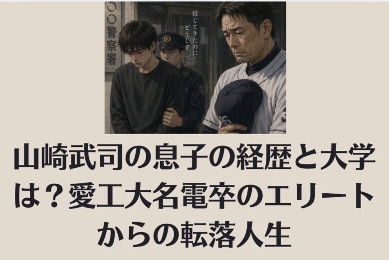山崎武司の息子の経歴と大学は？愛工大名電卒のエリートからの転落人生